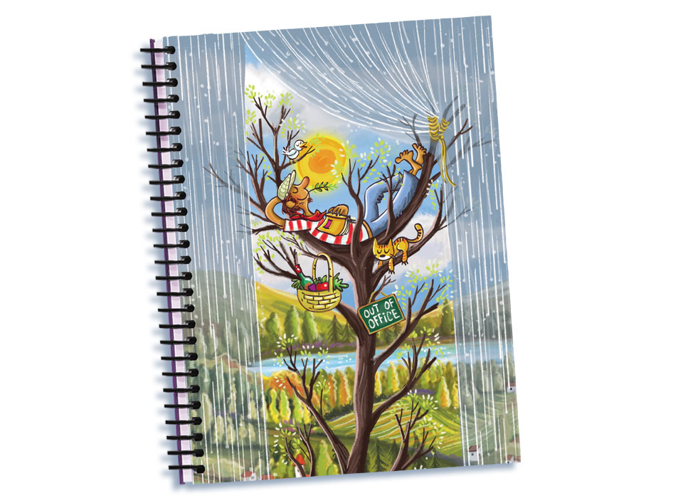 Libreta Off Line con ilustraciones