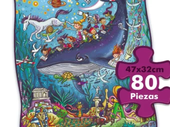 puzzle 80 piezas aventura aprender 2